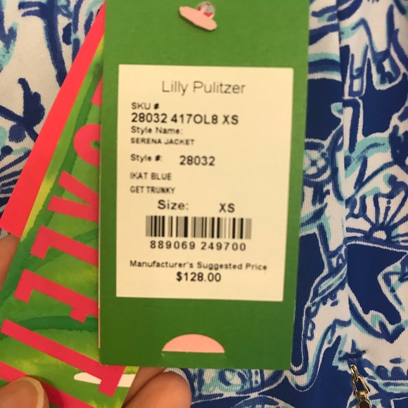 XS Lilly Pulitzer luxletic Serena jacket - Picture 3 of 3
